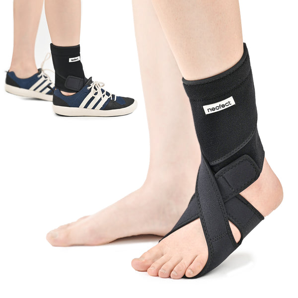 Spencer Ankle Support Brace, Adjustable Open Heel Plantar Fasciitis  Compression Sleeve Stabilizer Sprain Wrap Pain Relief - M Size - Walmart.com